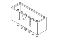 연결관, 작은 Molex 연결관 2 회로를 타전하는 3.96mm 피치 우두머리 Molex 철사